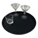 Beaumont Non-Slip Round Tray Black 406mm Beaumont