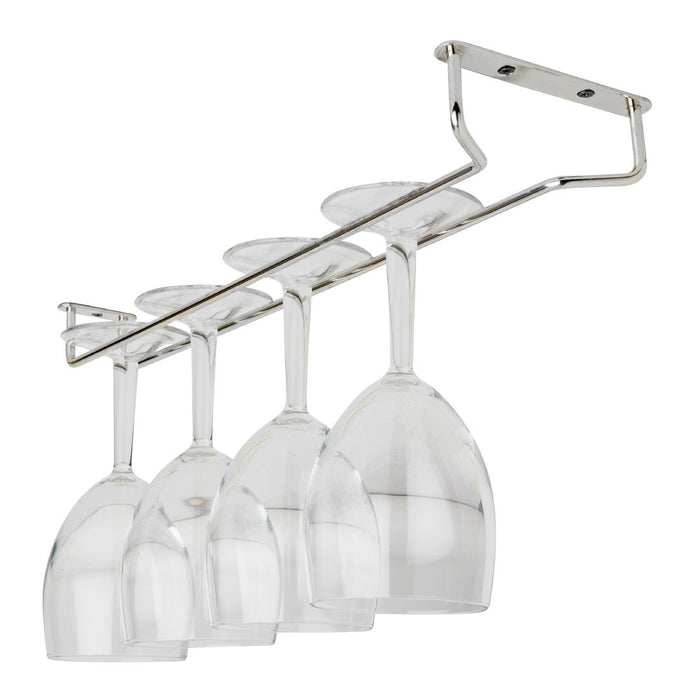 Chrome finish. Size: 40x115x404mm. Screws included