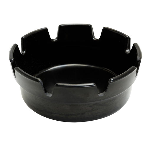 Crown Style 4″ Ashtray. Colour: Black