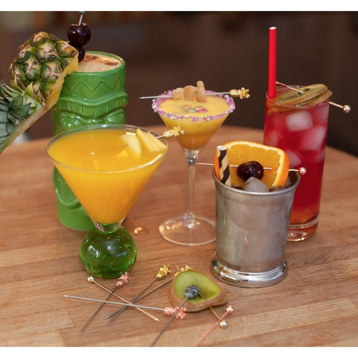 Beaumont Ball Garnish Pick Gold Plated (10 Pack) Beaumont