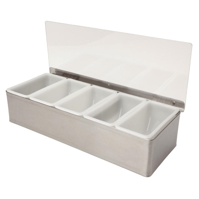 Size: 94(H)x151(W)x 384(D)mm. Material: Stainless steel