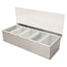 Size: 94(H)x151(W)x 384(D)mm. Material: Stainless steel