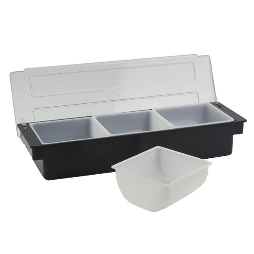 Spare 1 Quarter Insert . Suitable for 5 part and 6 part condiment holders. 72(H)x 141(W)x 147(D)mm