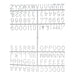 ½" Letter Set