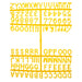 ½" Letter Set