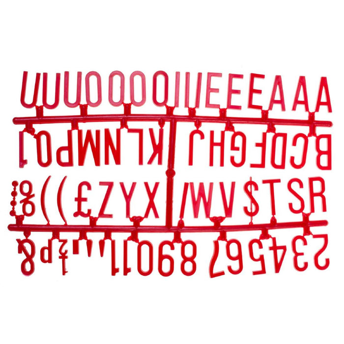 Pack of 6 Sets. 390 Characters. Letter Height: 31mm