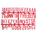 Pack of 6 Sets. 390 Characters. Letter Height: 31mm