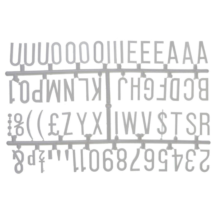 Pack of 6 Sets. 390 Characters. Letter Height: 31mm