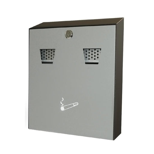 Wall Mounted Design. Lockable. Material: Powder-Coated Steel. 320(H)x257(W)x76(D)mm
