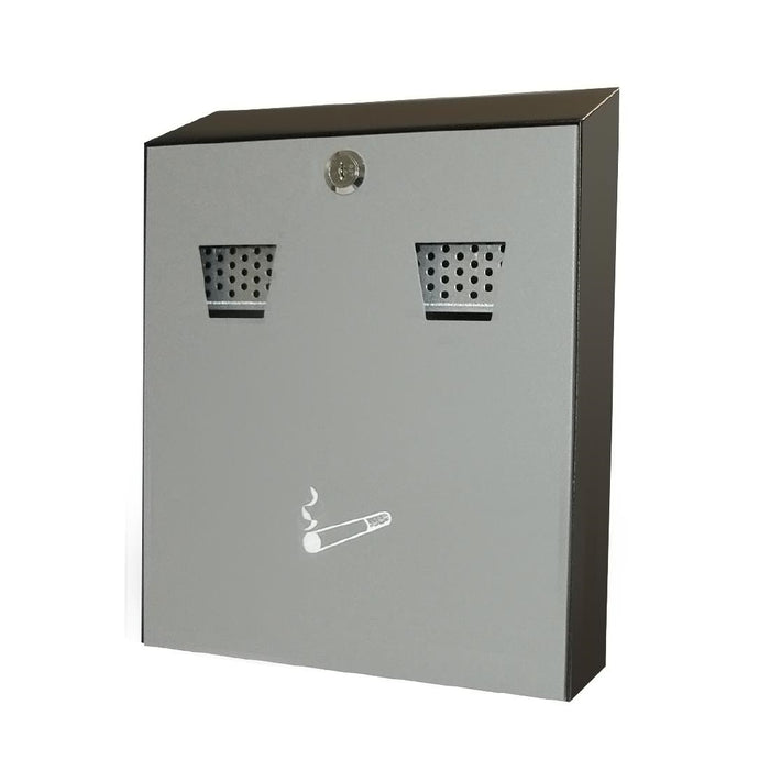 Wall Mounted Design. Lockable. Material: Powder-Coated Steel. 320(H)x257(W)x76(D)mm