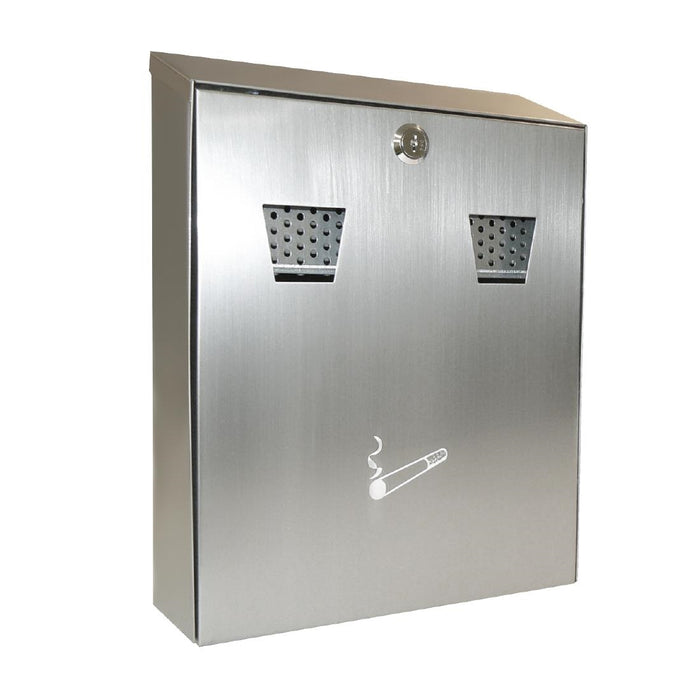 Wall Mounted Design. Lockable. Material: Powder-Coated Steel. 320(H)x257(W)x76(D)mm