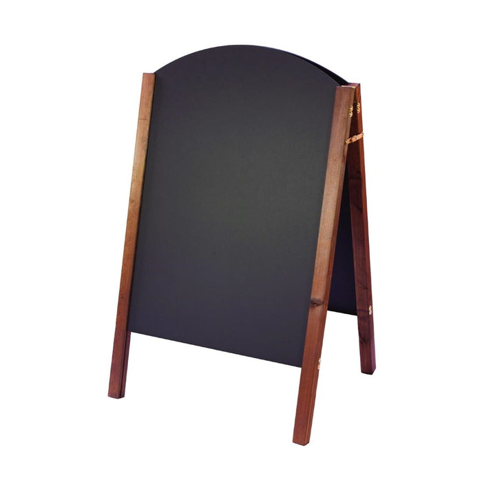 1100mm x 665mm. Oak finish