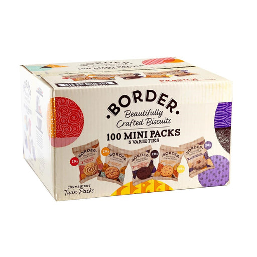 Border Twin-Pack Biscuit Assortment 5 Varieties (100 Twin Packs) Border Biscuits