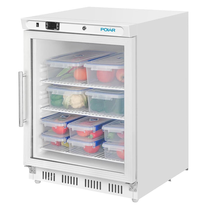 Polar C-Series Under Counter Display Fridge 150Ltr White Polar