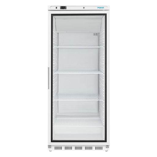 Polar C-Series Upright Display Fridge White 600Ltr Polar