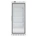Polar C-Series Upright Display Fridge White 600Ltr Polar