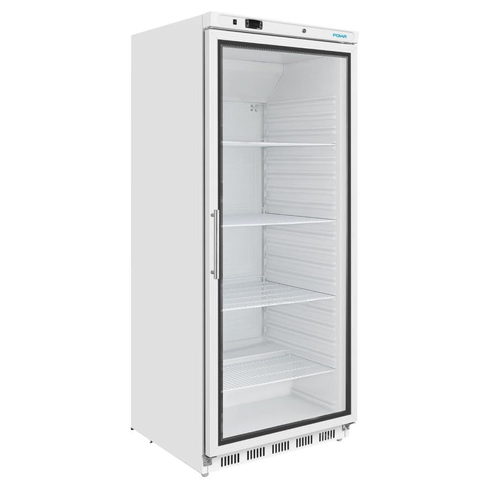 Polar C-Series Upright Display Fridge White 600Ltr Polar