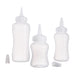 Araven Mini Squeeze Sauce Bottle 90ml White Araven