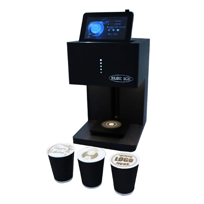 Blue Ice Azzuri Coffee Art Printer Pro Blue Ice