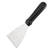 Plastic handle with 5" rigid stainless steel blade