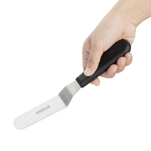 Hygiplas Angled Blade Palette Knife Black 10cm Hygiplas