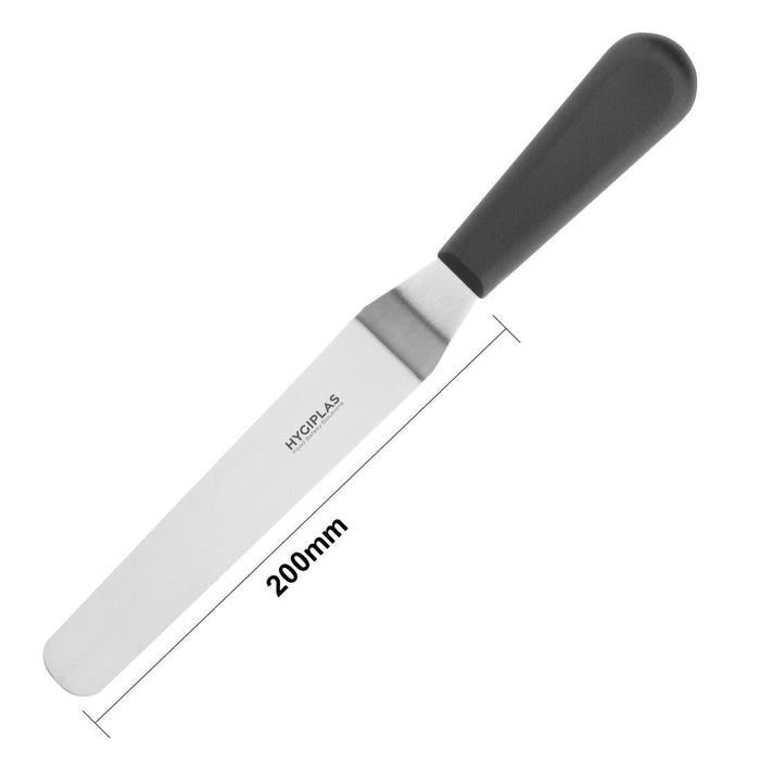 Hygiplas Angled Blade Palette Knife Black 10cm Hygiplas