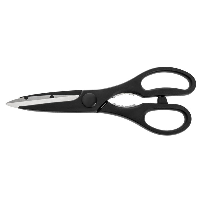 Length: 180mm. Serrated edges.