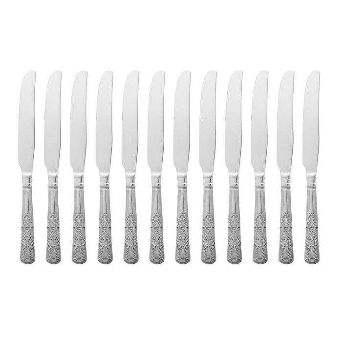Olympia Kings Solid Handle Table Knife (12 Pack) Olympia