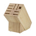 Vogue Wooden Knife Block 9 Slots Vogue
