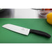 Victorinox Fluted Santoku Knife Black 17.1cm Victorinox