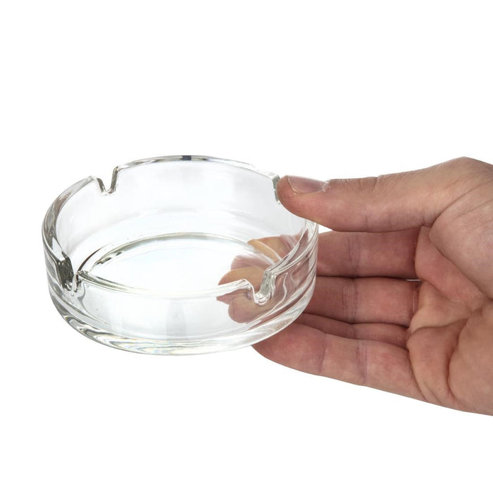 Olympia Small Stackable Glass Ashtrays (24 Pack) Olympia
