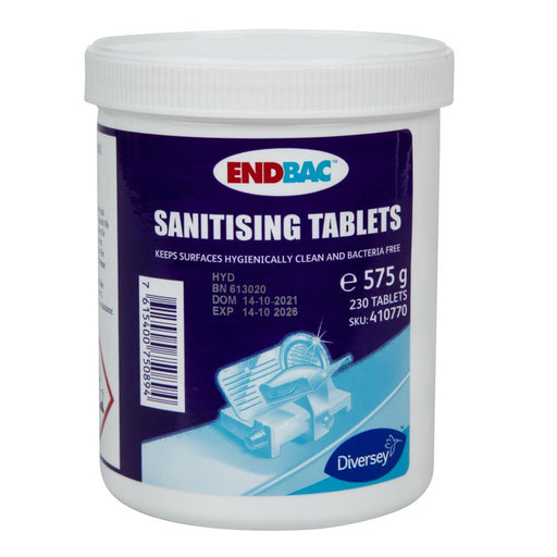 Endbac Sanitising Tablets (230 Pack) Diversey