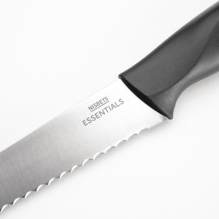 Nisbets Essentials 5-Piece Knife Set with Block Nisbets Essentials