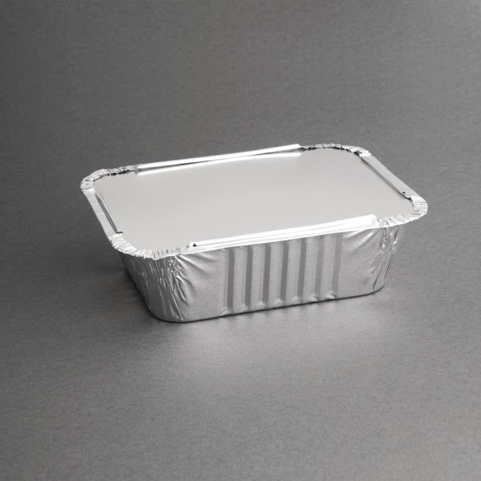 Fiesta Waxed Lids for Medium Foil Containers (500 Pack) Fiesta Recyclable