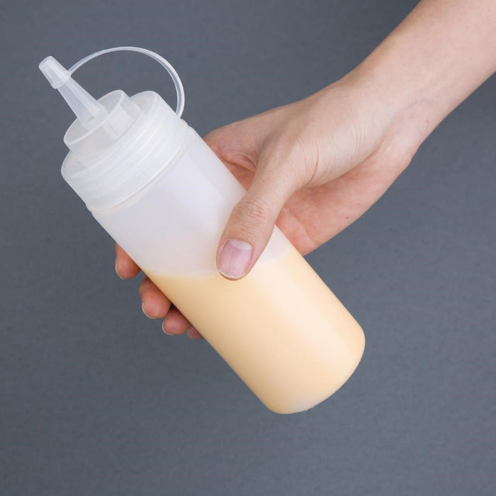 Nisbets Essentials Squeeze Sauce Bottles 12oz (6 Pack) Nisbets Essentials