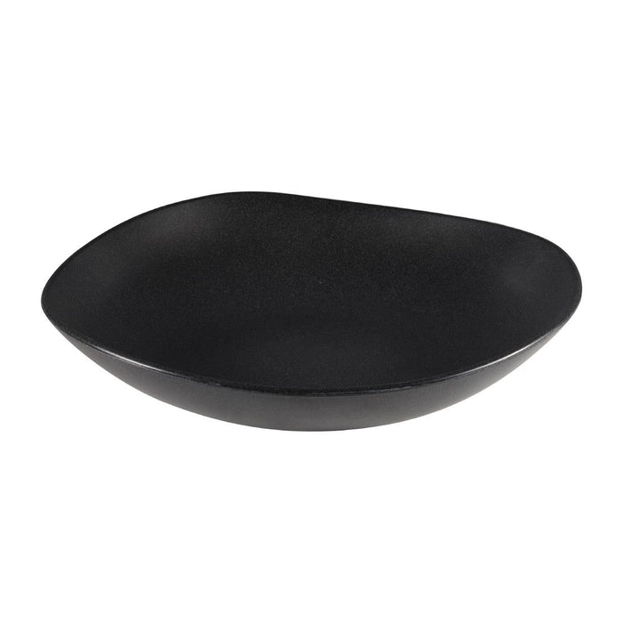 Alchemy Melamine Trace Granite Black Melamine Bowl 380mm (2 Pack) Churchill