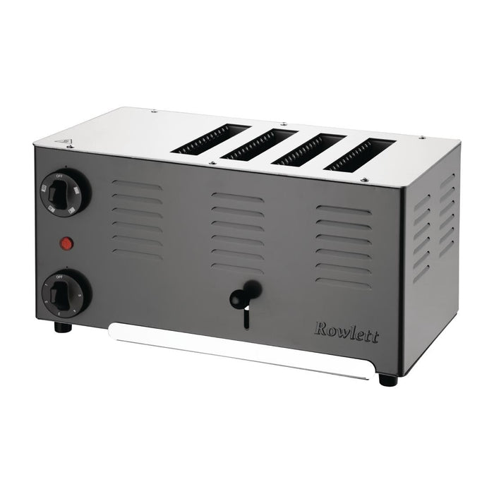 Rowlett Regent 4 Slot Toaster Jet Black with 2x Additional Elements Rowlett