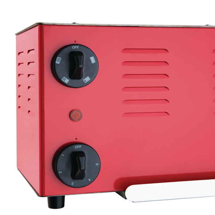 Rowlett Regent 4 Slot Toaster Traffic Red with 2x Additional Elements Rowlett