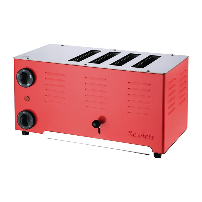 Rowlett Regent 4 Slot Toaster Traffic Red with 2x Additional Elements Rowlett