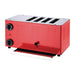 Rowlett Regent 4 Slot Toaster Traffic Red with 2x Additional Elements Rowlett