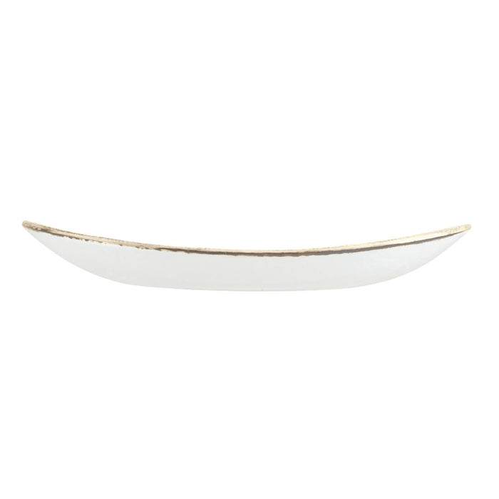 Churchill Studio Prints Homespun Charcoal Black Large Oval Coupe Plate 270 x 299mm Churchill