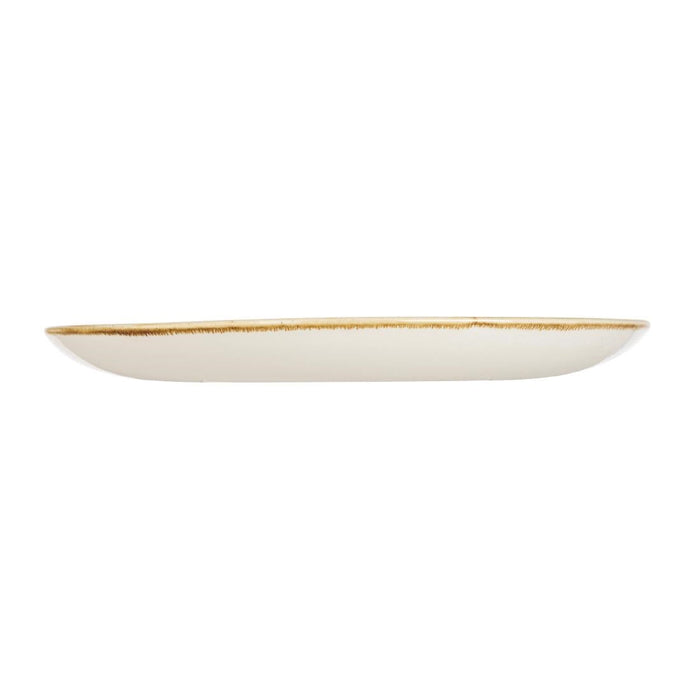 Churchill Studio Prints Homespun Stone Grey Coupe Plate 288mm (12 Pack) Churchill