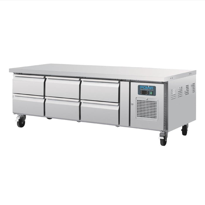 Polar U-Series Six Drawer Chef Base Counter Fridge Polar