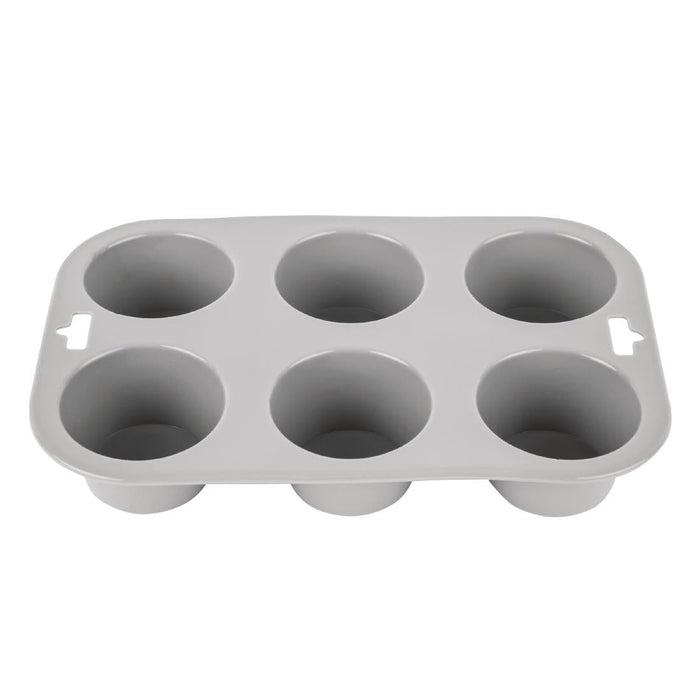 Vogue Flexible Silicone Muffin Pan 6 Cup Vogue