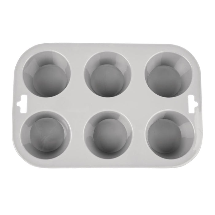 Vogue Flexible Silicone Muffin Pan 6 Cup Vogue