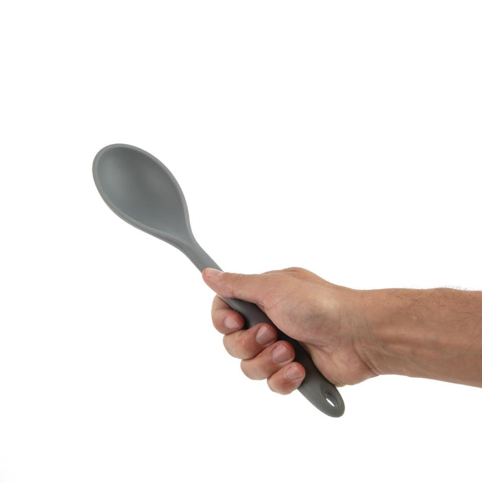 Vogue Silicone High Heat Cooking Spoon Grey Vogue