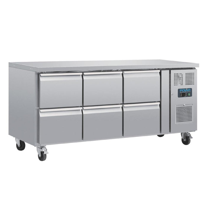 300W. Capacity: 6x1/1GN. R600a