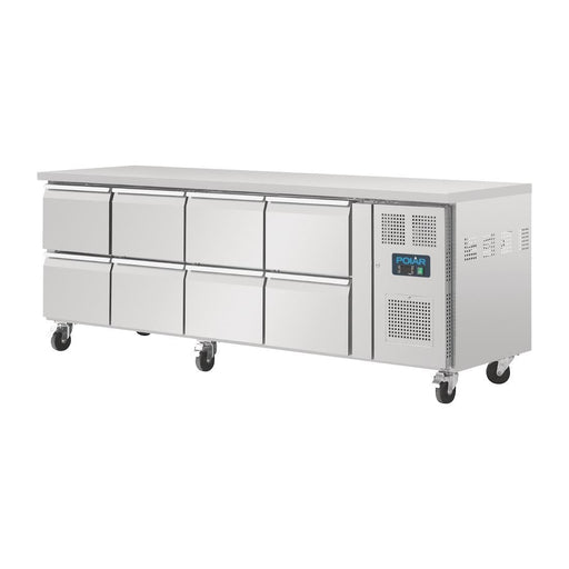 Polar U-Series Eight Drawer Gastronorm Counter Fridge Polar