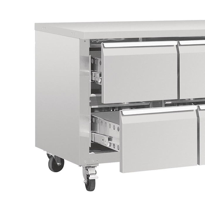 Polar U-Series Eight Drawer Gastronorm Counter Fridge Polar