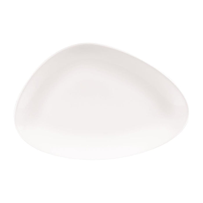 Churchill Lotus Triangular Plates White 300mm (6 Pack) Churchill